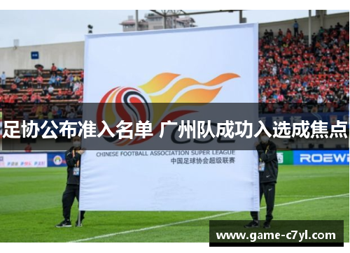 足协公布准入名单 广州队成功入选成焦点